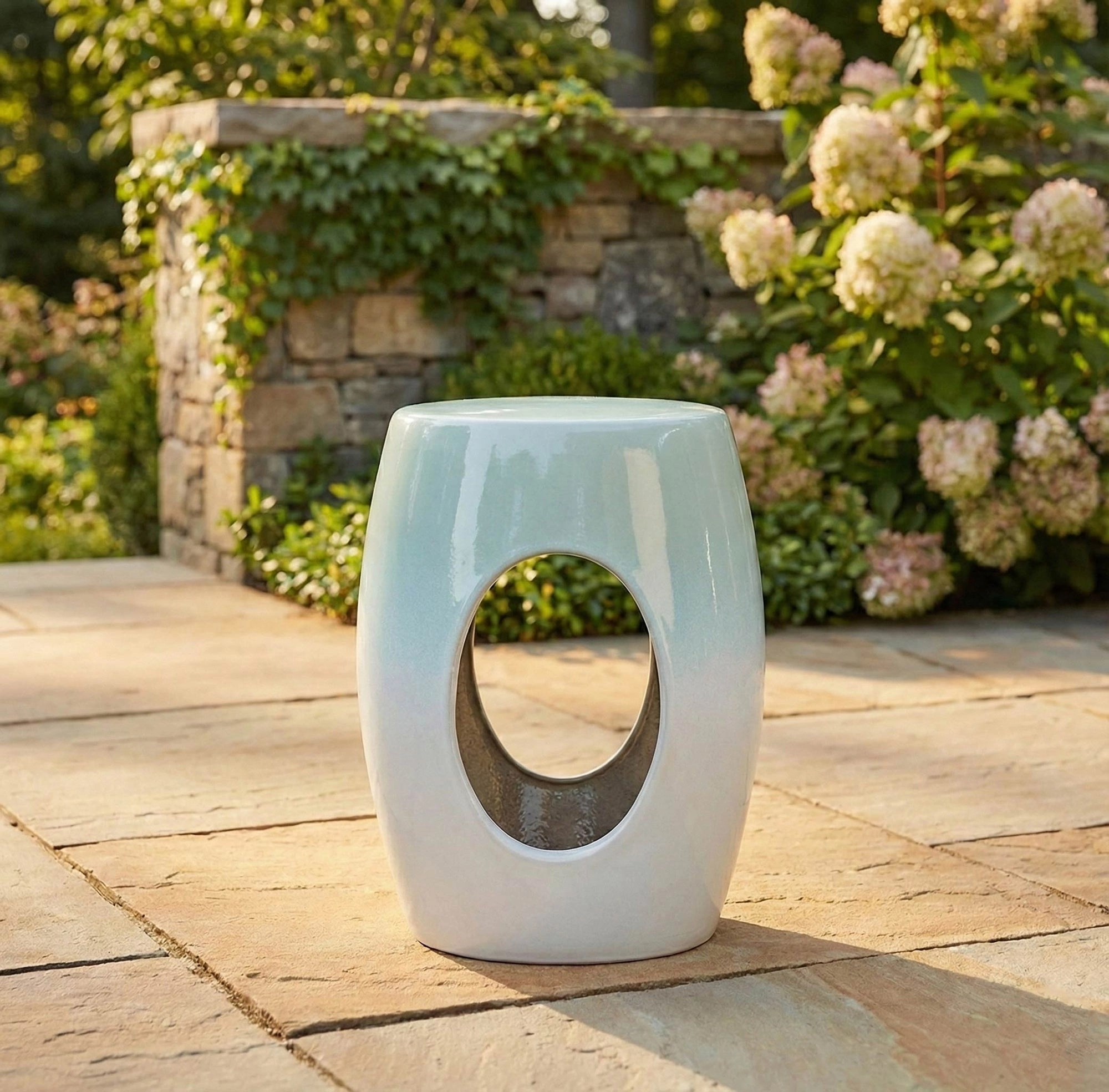Buy LivingShapes Yamal Ceramic Garden Stool by Living Shapes for ₹8035. ...
